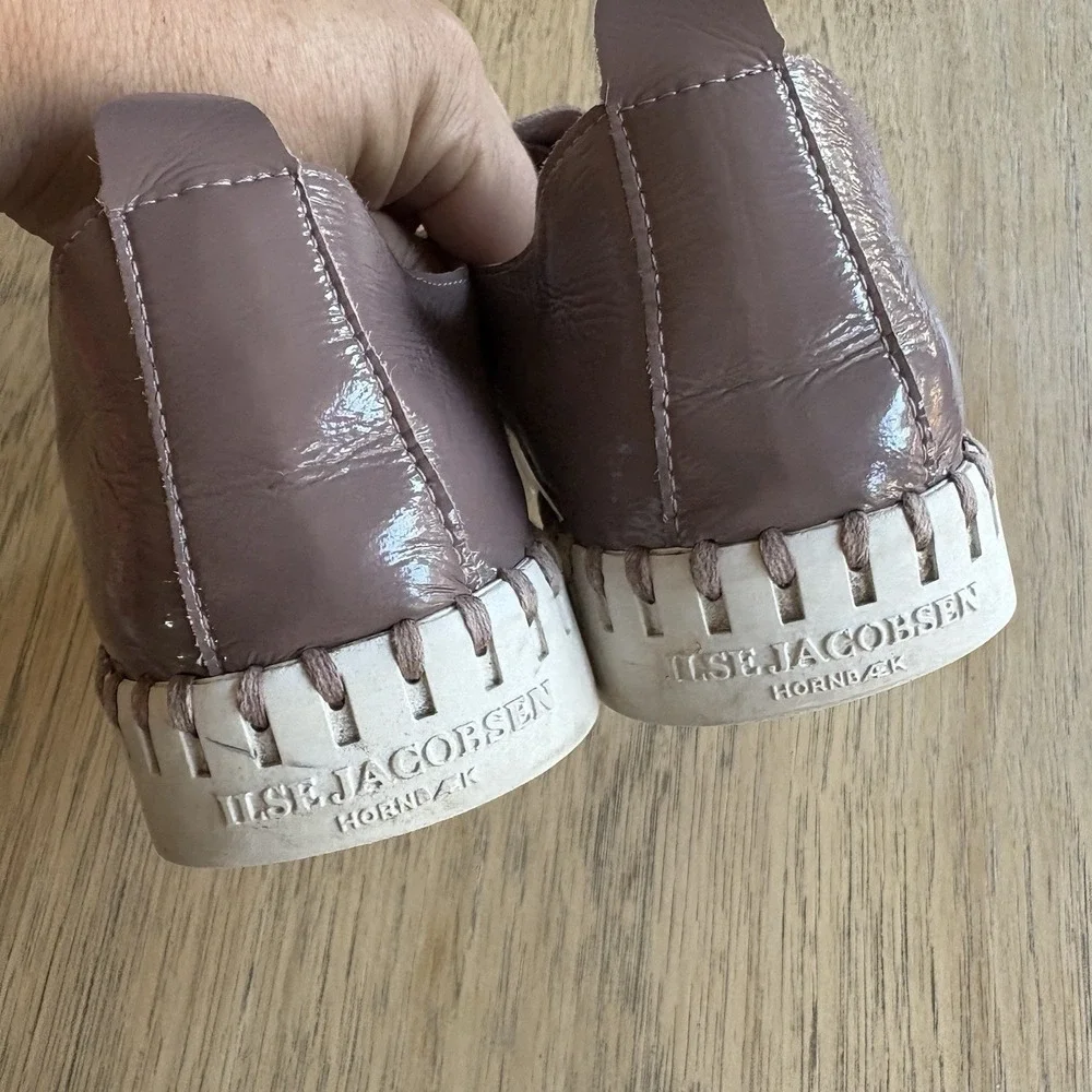 ILSE JACOBSEN Patent Leather Tulip Loafers Lilac Purple Shoes SZ EU 39; US‎ 8.5